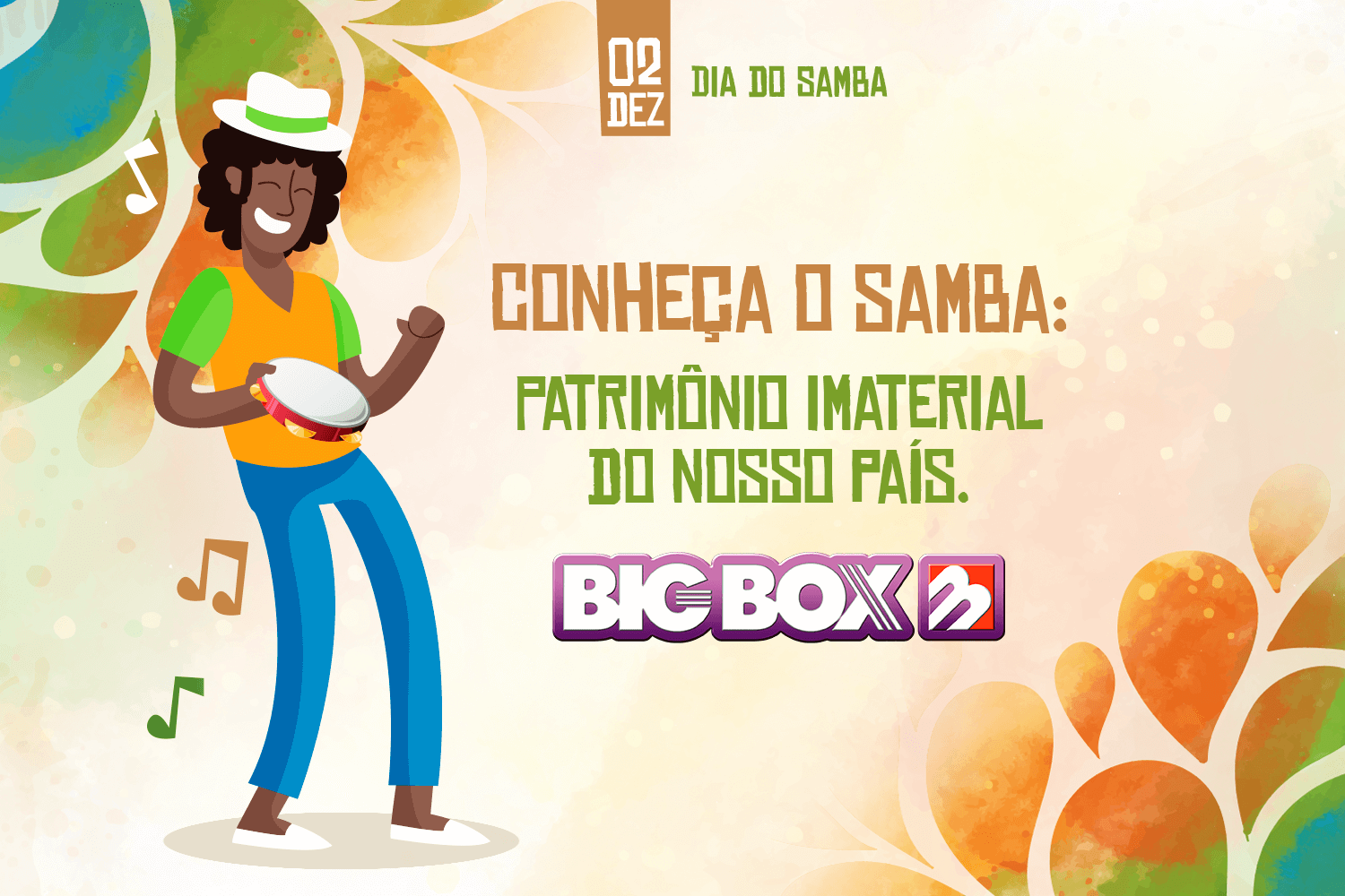 Conheça o samba: Patrimônio imaterial do nosso país.